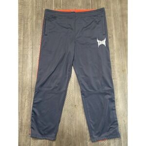 Y2K Tapout Gray Baggy Sweatpants Large Mens Zip Ankle Vintage Baggy READ